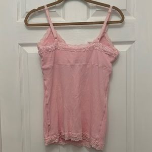aerie Tops - Aerie - Pink Ribbed Tank Top aerie Tops - Aerie - Pink Ribbed Tank Top